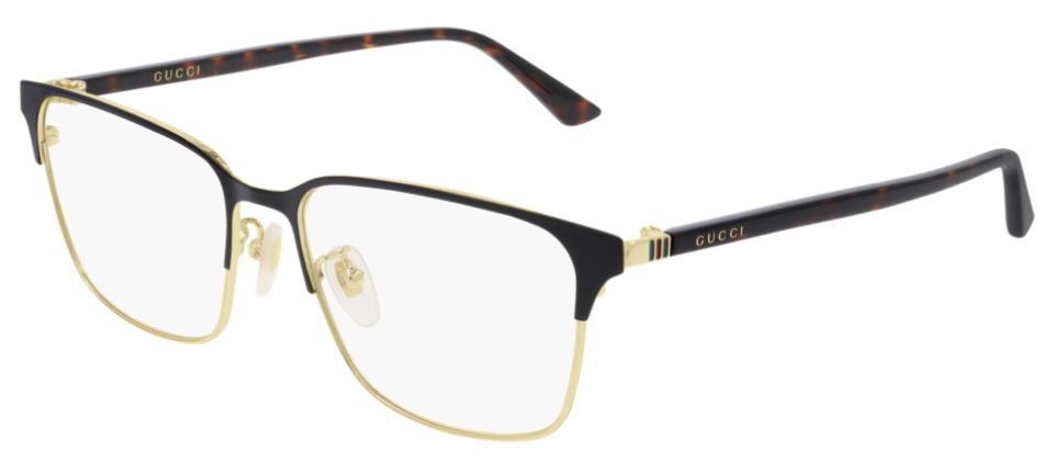 Gucci Eyeglasses GG0756OA 002 Havana Acetate Metal Japan Made