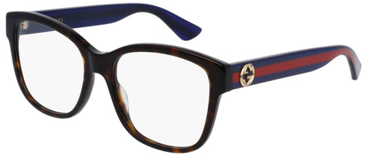 Gucci Eyeglasses GG0038O 003 Blue Acetate Italy Made