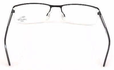 Jaguar Eyeglasses Frame 33542-610 Black Red Accent Metal Germany Made 56-18-135 - Frame Bay
