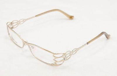 John Galliano Eyeglasses Frame women JG5002 028 Metal Gold Italy Made 52-15-135 - Frame Bay