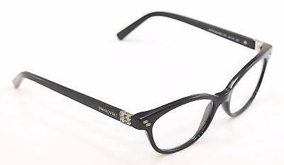 Swarovski Eyeglasses Frame Active SW5003 001 Black Plastic Italy Made 52-16-140 - Frame Bay