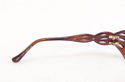 John Galliano Eyeglasses Frame JG5001 052 Plastic Brown Italy Made 55-13-130 - Frame Bay