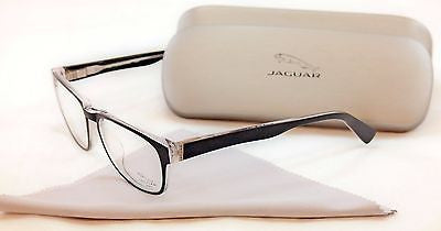 Jaguar Eyeglasses Frame 39107-8738 Matte Black Crystal Plastic Germany 51-15-140 - Frame Bay