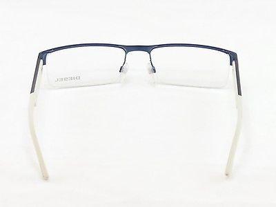 Diesel Eyeglasses Frame DL5021 091 Plastic Blue Palladium Top Quality 55-18-140 - Frame Bay