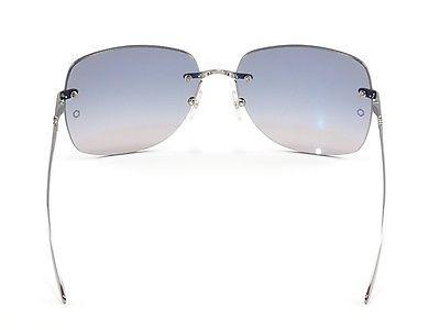 Mont Blanc Sunglasses MB354S 12B Ruthenium Gradient Woman Italy Made 100% UV - Frame Bay