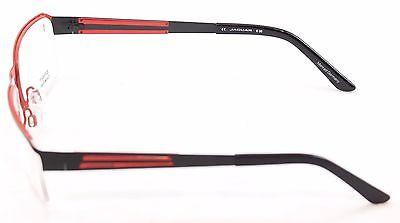 Jaguar Eyeglasses Frame 33556 824 Black Red Metal Germany Made 57-17-135 - Frame Bay