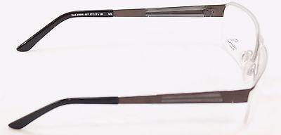 Jaguar Eyeglasses Frame 33556-827 Brown Gray Metal Germany Made 57-17-135 - Frame Bay