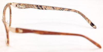John Galliano Eyeglasses Frame JG5008 053 Metal Plastic Light Brown Gold Italy - Frame Bay