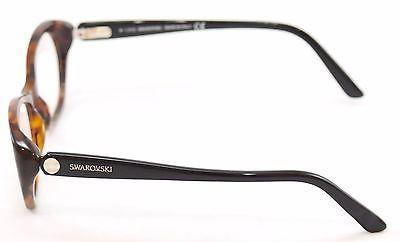 Swarovski Eyeglasses Frame Sydney SW5067 052 Dark Havana Plastic Italy 54-17-135 - Frame Bay