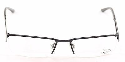 Jaguar Eyeglasses Frame 33542-610 Black Red Accent Metal Germany Made 56-18-135 - Frame Bay