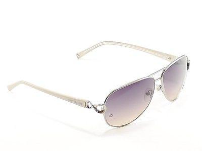 Mont Blanc Sunglasses MB468S 12B Silver Beige Gradient Woman Italy Made 100% UV - Frame Bay