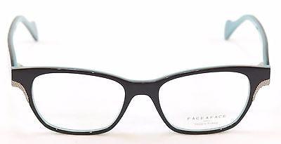 Face A Face TERRY 1 136 Eyeglasses Black Blue Plastic France Hand Made Frame - Frame Bay