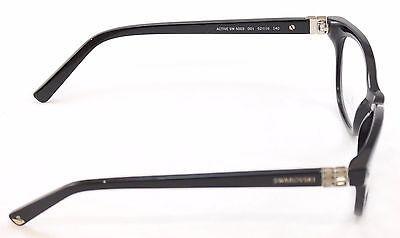 Swarovski Eyeglasses Frame Active SW5003 001 Black Plastic Italy Made 52-16-140 - Frame Bay