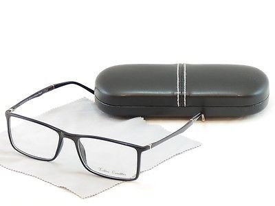 Zellini Lunettes Eyeglasses Frame Z2003 C3 Plastic Black Italy Hand Made 56-17 - Frame Bay