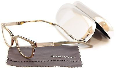 Dsquared2 Eyeglasses Frame DQ5102 020 Gray Brown Plastic Italy Made 51-19-145 - Frame Bay
