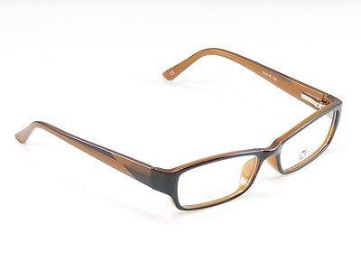 Modern Eyeglasses Frame Concert Plastic Brown Caramel China Made 53-18-135 - Frame Bay