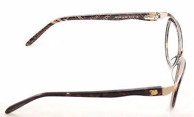 John Galliano Eyeglasses Frame JG5008 052 Metal Plastic Brown Gold Italy Made - Frame Bay