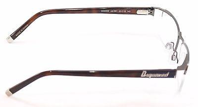 Dsquared2 Eyeglasses Frame DQ5069 091 Brown Metal Plastic High Quality 53-18-140 - Frame Bay