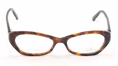 Swarovski Eyeglasses Frame Sydney SW5067 052 Dark Havana Plastic Italy 54-17-135 - Frame Bay