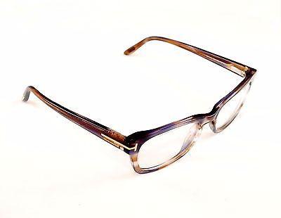 Tom Ford Eyeglasses Frame TF5184 086 Brown Marble Plastic Italy Made 52-18-135 - Frame Bay