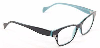 Face A Face TERRY 1 136 Eyeglasses Black Blue Plastic France Hand Made Frame - Frame Bay