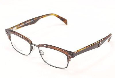 John Galliano Eyeglasses Frame JG5017 092 Brown Plastic Metal Italy 52-17-140 - Frame Bay