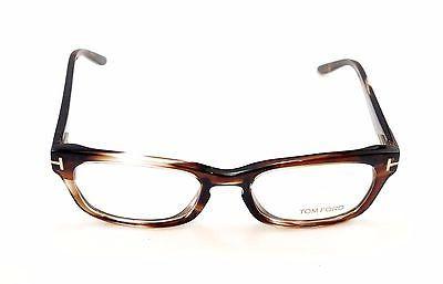 Tom Ford Eyeglasses Frame TF5184 047 Brown Tortoise Plastic Italy Made 52-18-135 - Frame Bay