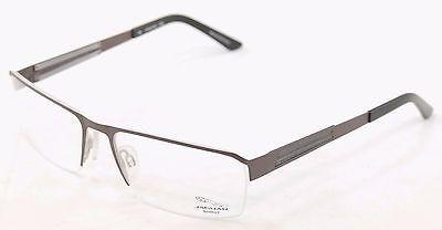 Jaguar Eyeglasses Frame 33556-827 Brown Gray Metal Germany Made 57-17-135 - Frame Bay