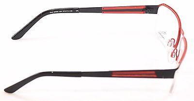 Jaguar Eyeglasses Frame 33556 824 Black Red Metal Germany Made 57-17-135 - Frame Bay