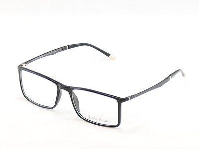 Zellini Lunettes Eyeglasses Frame Z2003 C3 Plastic Black Italy Hand Made 56-17 - Frame Bay