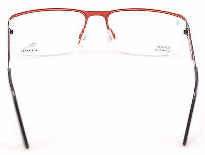 Jaguar Eyeglasses Frame 33556 824 Black Red Metal Germany Made 57-17-135 - Frame Bay