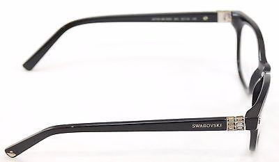 Swarovski Eyeglasses Frame Active SW5003 001 Black Plastic Italy Made 52-16-140 - Frame Bay