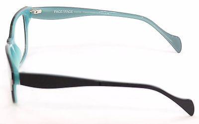 Face A Face TERRY 1 136 Eyeglasses Black Blue Plastic France Hand Made Frame - Frame Bay