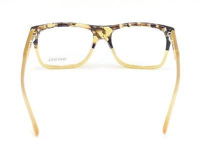 Diesel Eyeglasses Frame DL5002 050 Plastic Havana Amber Top Quality 54-16-145 - Frame Bay