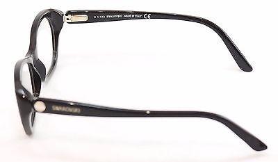 Swarovski Eyeglasses Frame Sydney SW5067 001 Black Plastic Italy Made 54-17-135 - Frame Bay