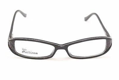 John Galliano Eyeglasses Frame JG5004 005 Plastic Black White Italy 54-15-130 - Frame Bay