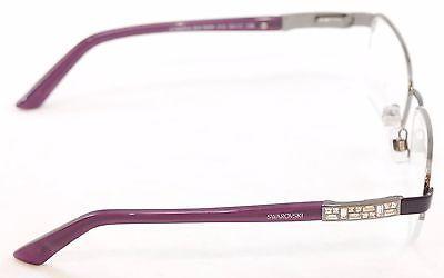 Swarovski Eyeglasses Frame Cyberia SW5068 Dark Ruthenium Italy Made 53-17-135 - Frame Bay