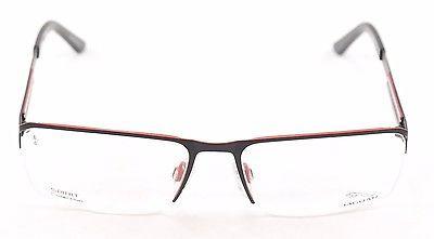 Jaguar Eyeglasses Frame 33556 824 Black Red Metal Germany Made 57-17-135 - Frame Bay