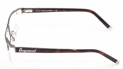Dsquared2 Eyeglasses Frame DQ5069 091 Brown Metal Plastic High Quality 53-18-140 - Frame Bay