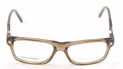 Dsquared2 Eyeglasses Frame DQ5103 093 Brown Plastic Metal Italy Made 52-16-145 - Frame Bay