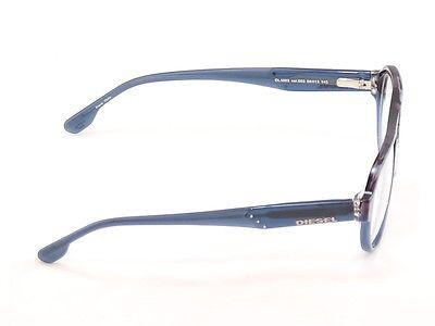 Diesel Eyeglasses Frame DL5003 050 Plastic Black Blue Top Quality 56-13-145 - Frame Bay