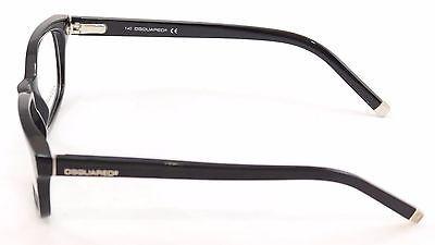 Dsquared2 Eyeglasses Frame DQ5024 001 Black Plastic High Quality 51-18-140 - Frame Bay