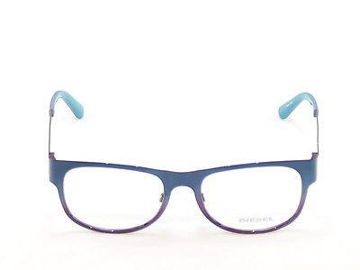 Diesel Eyeglasses Frame DL5026 092 Blue Violet Metal Genuine 52-18-140 - Frame Bay