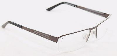 Jaguar Eyeglasses Frame 33556-827 Brown Gray Metal Germany Made 57-17-135 - Frame Bay