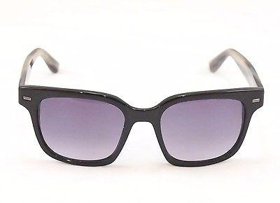 Sama Sunglasses Frame Nero Black Horn Lenses Plastic Japan Made 54-19-137 - Frame Bay