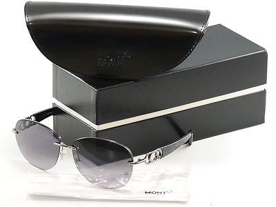 Mont Blanc Sunglasses MB333S 12B Gunmetal Gradient Woman Italy Made 100% UV - Frame Bay