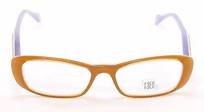 Face A Face Eyeglasses Frame Roxan 2 191 Light Tan Plastic France Hand Made - Frame Bay