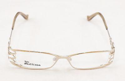John Galliano Eyeglasses Frame women JG5002 028 Metal Gold Italy Made 52-15-135 - Frame Bay