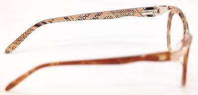 John Galliano Eyeglasses Frame JG5008 053 Metal Plastic Light Brown Gold Italy - Frame Bay