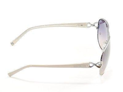 Mont Blanc Sunglasses MB468S 12B Silver Beige Gradient Woman Italy Made 100% UV - Frame Bay